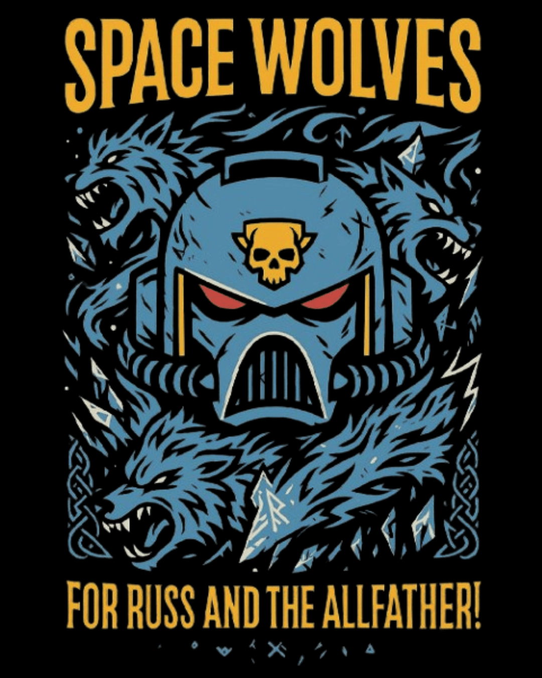 Warhammer 40k 'SPACE WOLVES' T-Shirt